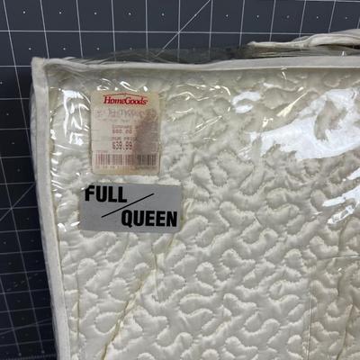 Domain Full Queen Satin Bedspread Cream Color
