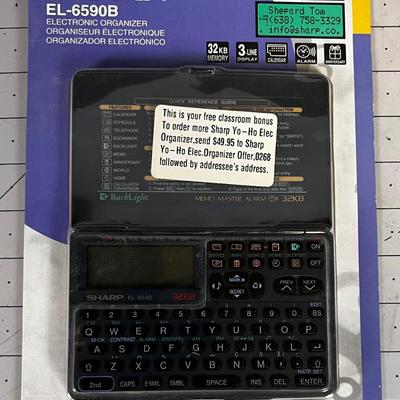 Electronic Organizer EL6590 SHARP NEW 