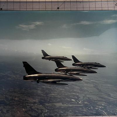 Official Airforce Photographs 4 Jets in Formation 