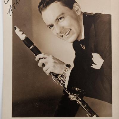 Woody Herman Signed Photo