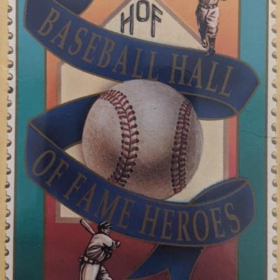 Baseball Hall Of Fame Heroes Official Baseball Card Stamps