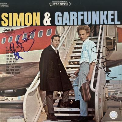 Simon & Garfunkel signed The Hit Sounds of Simon and Garfunkel album