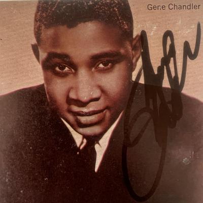 Gene Chandler signed photo