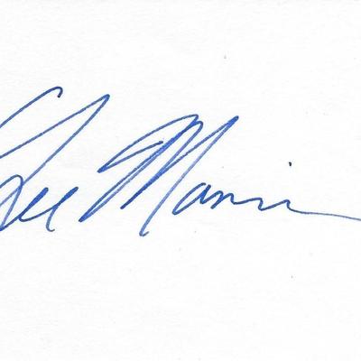 Lee Marvin signature cut