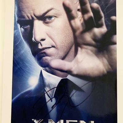 X-Men: Apocalypse James McAvoy Signed Movie Poster