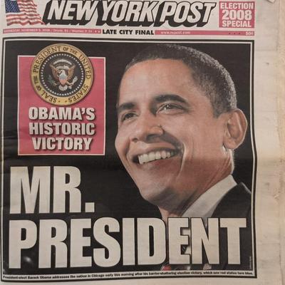 N.Y. Post Election Special - Obama's Historic Victory - Nov. 5 2008