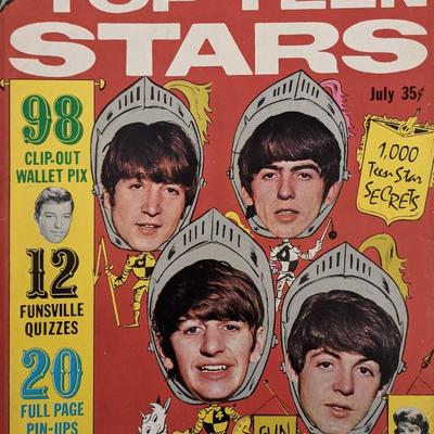 Beatles, TOP TEEN STARS Magazine July 1964 Issue