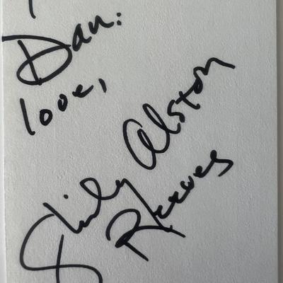 Shirley Alston Reeves original signature 
