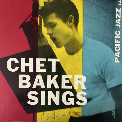 Chet Baker Sings signed album