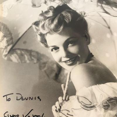 Elyse Knox signed photo