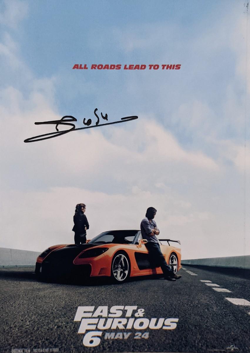 Gal Gadot Fast And Furious Signed Photo