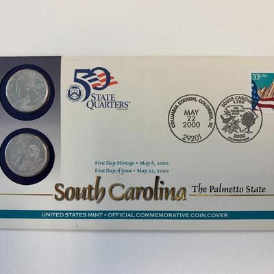 South Carolina First Day Mint and First Day Cover