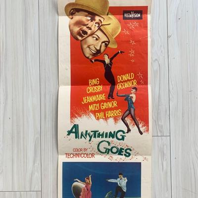Anything Goes original 1956 vintage movie poster