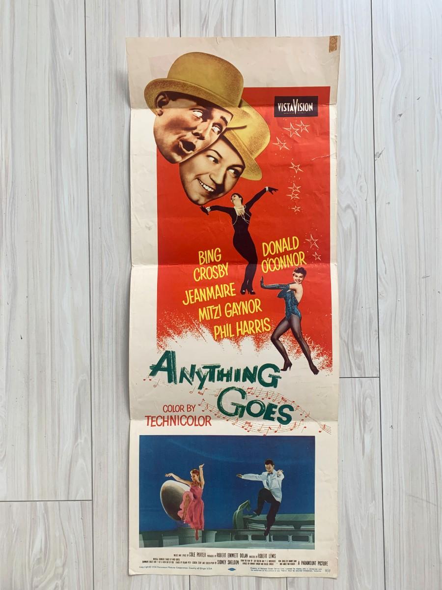 Anything Goes original 1956 vintage movie poster | EstateSales.org