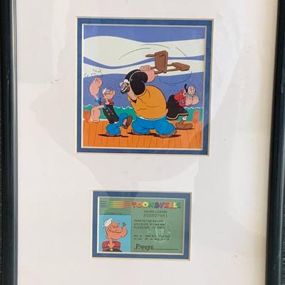 Popeye The Sailor unsigned print