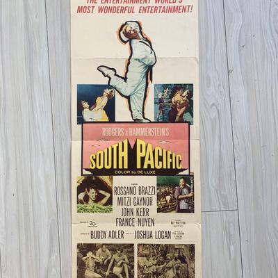 South Pacific original 1959 vintage movie poster
