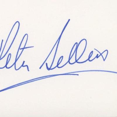 Peter Sellers signature cut