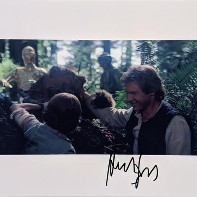 Harrison Ford signed Star Wars photo