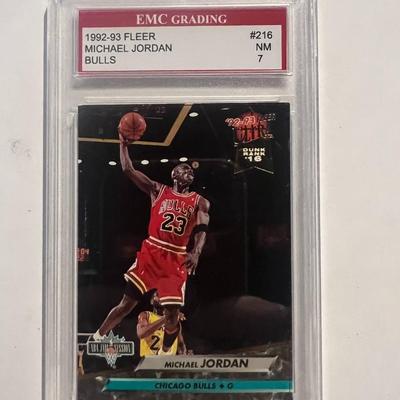 1992-93 Fleer Michael Jordan basketball card