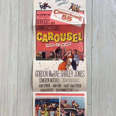 Carousel original 1956 vintage movie poster