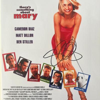 There's something about Mary Cameron Diaz signed photo