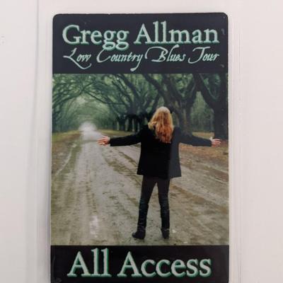 Gregg Allman Band 2011 Backstage Pass