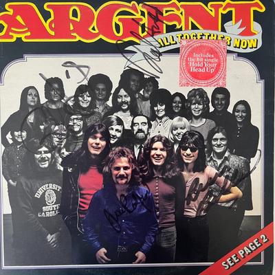 Argent All Together Now signed album 