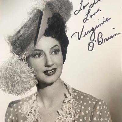 Virginia O'Brien signed photo