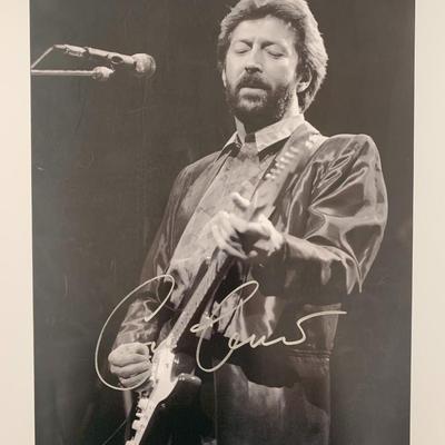 Eric Clapton signed photo