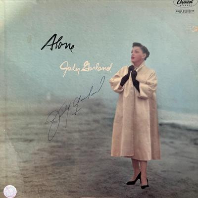 Judy Garland Alone signed album