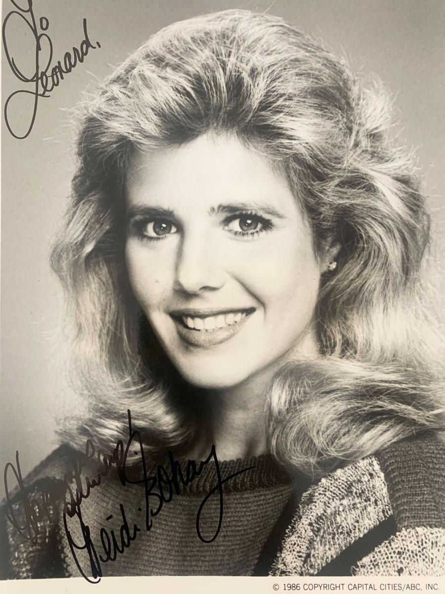 Heidi Bohay signed photo