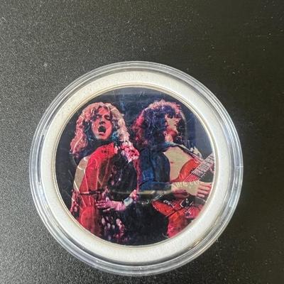 Led Zeppelin limited edition silver dollar