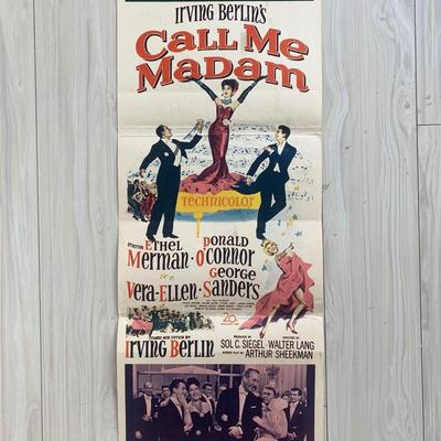 Call Me Madam original 1953 vintage movie poster