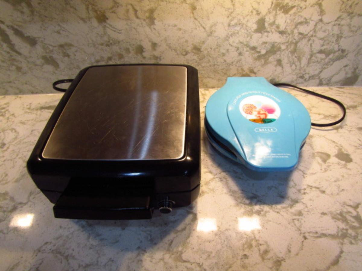 Small Appliances Krups Waffle Maker and Bella Cake Pop Maker (K