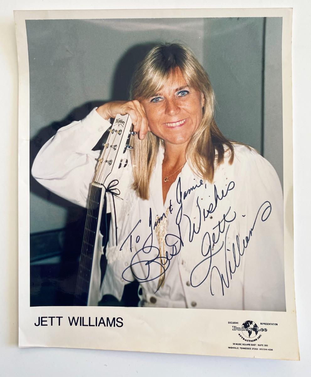 Jett Williams signed photo | EstateSales.org
