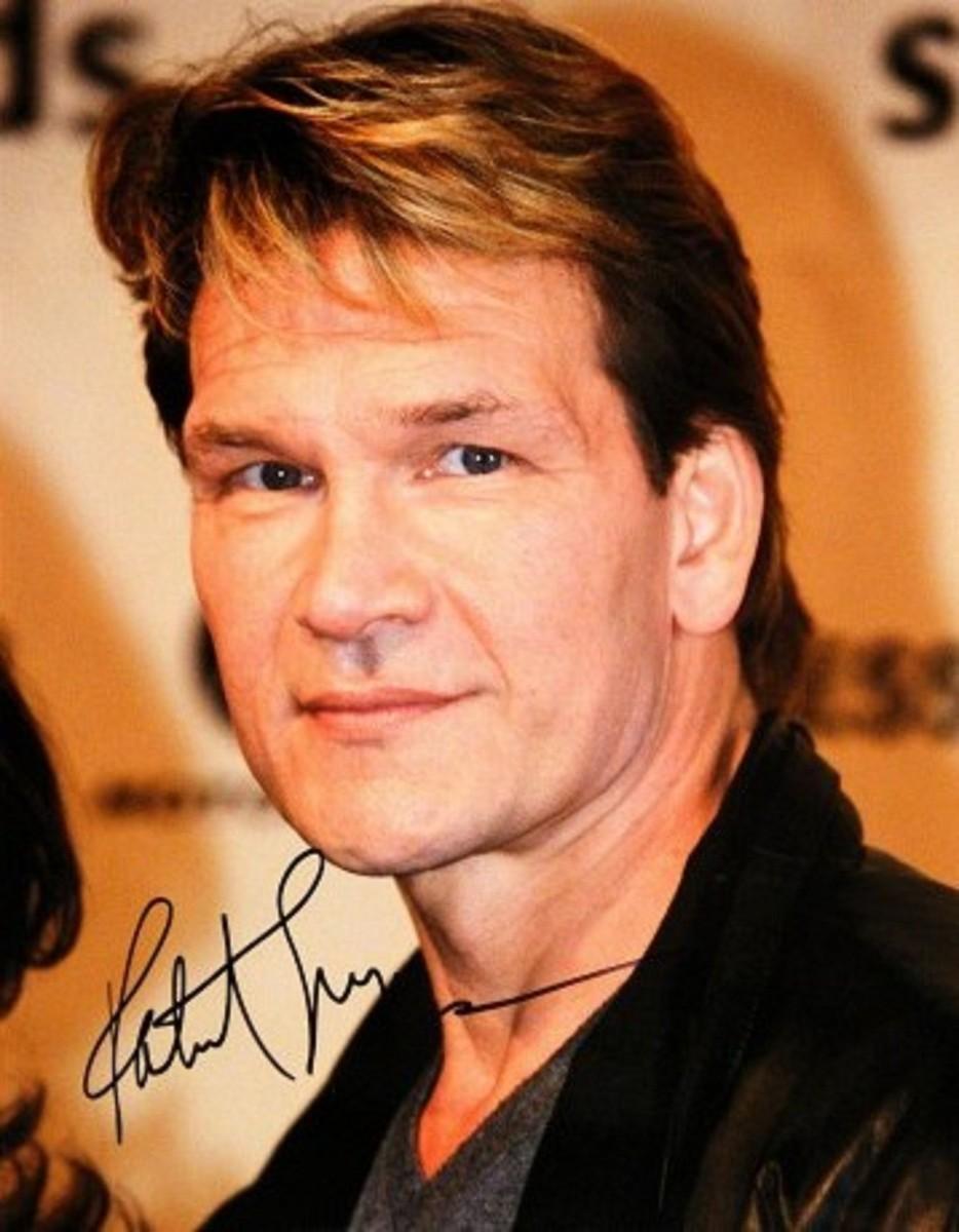PATRICK SWAYZE signed autographed photo selfie COA hologram main image 1