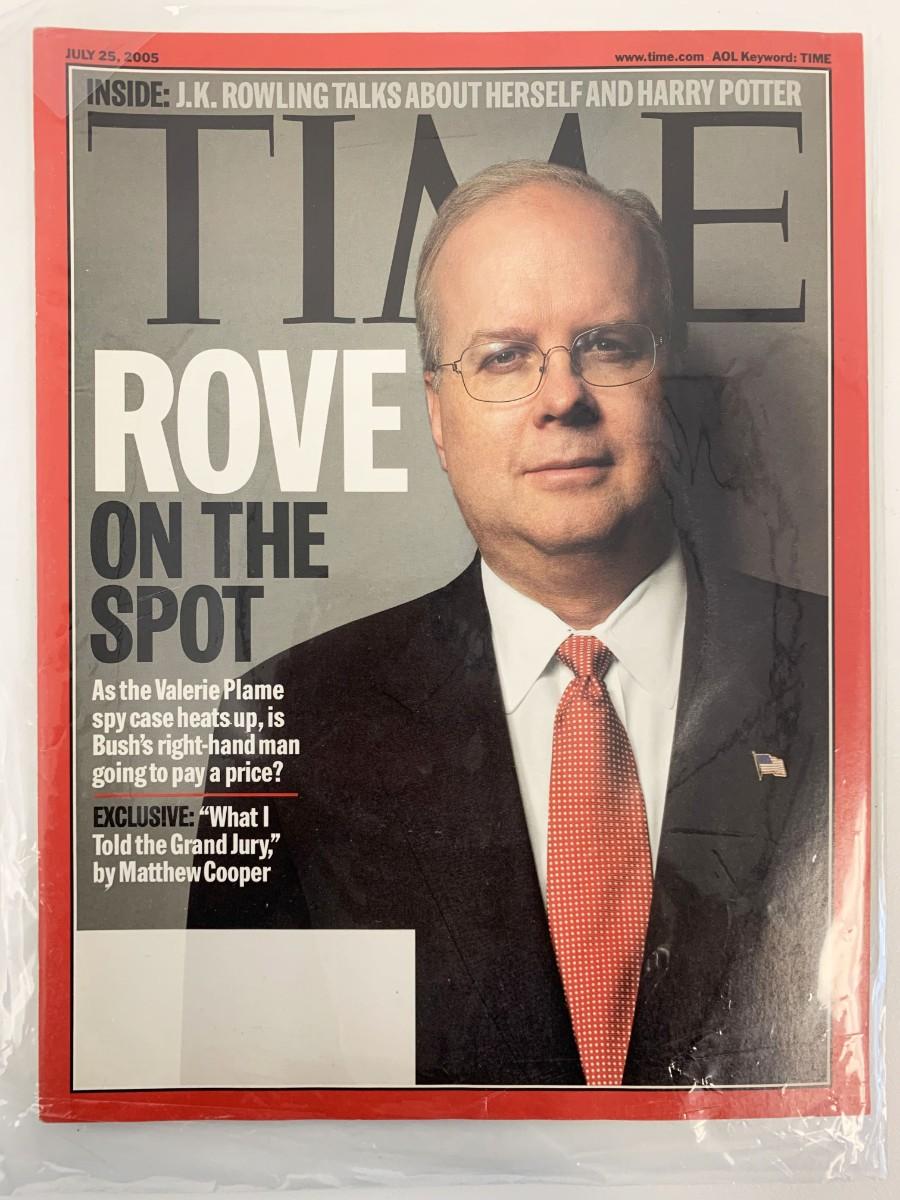 Time Magazine July 25 2005 Karl Rove Cover