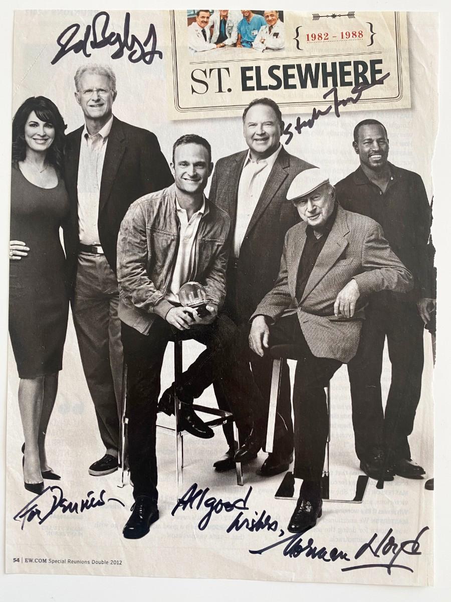 St. Elsewhere cast signed photo | EstateSales.org