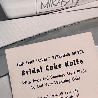 Mikasa, Silver Plate, Bridal Cake knife