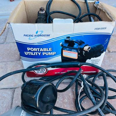 Portable Utility Pump and Floats (G-JM)