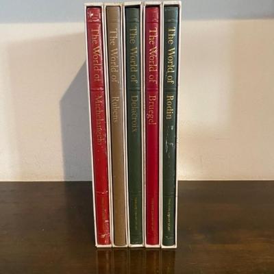 Lot of Vintage Books-Da Vinci, Museum Gallery Books, Collection of The World Of