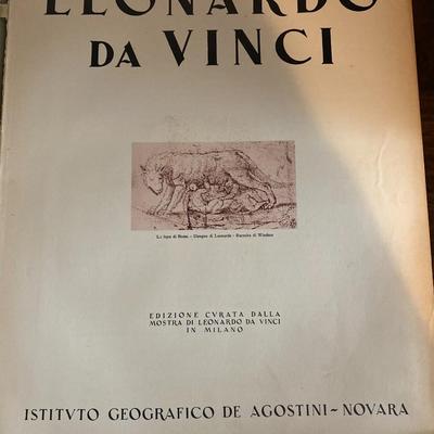 Lot of Vintage Books-Da Vinci, Museum Gallery Books, Collection of The World Of