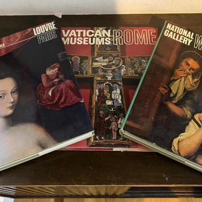 Lot of Vintage Books-Da Vinci, Museum Gallery Books, Collection of The World Of