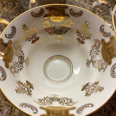 Bavarian Gilt Tea Set for 12