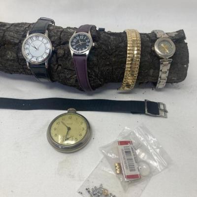 Lot of 3 ladies watches and accessories