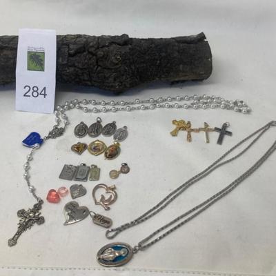 Lot of religious charms
