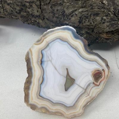 Lot of Agates and Natural Amethyst Geode