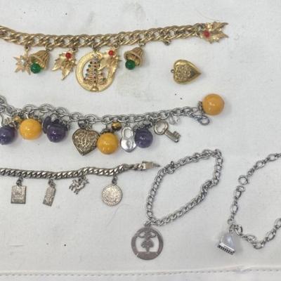 Lot of Charm bracelets