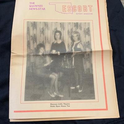 1969 The Shawnee News-Star Escort Newspaper