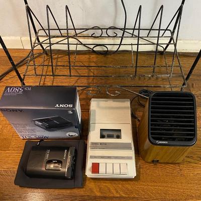 JVC record player with Bose 902 series active Equalize, plus record stand and other electronics